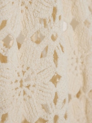 Joe Browns White Crochet Scarf - Image 2 of 3