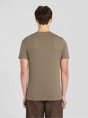 Lyle & Scott Green Crew Neck Cotton T-Shirt - Image 4 of 6