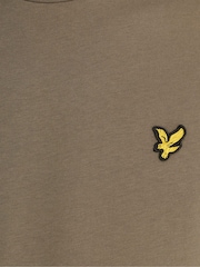 Lyle & Scott Green Crew Neck Cotton T-Shirt - Image 6 of 6
