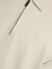 سويت شيرت بقصّة مريحة وياقة وقماش انترلوك من Lyle & Scott - Image 6 of 6