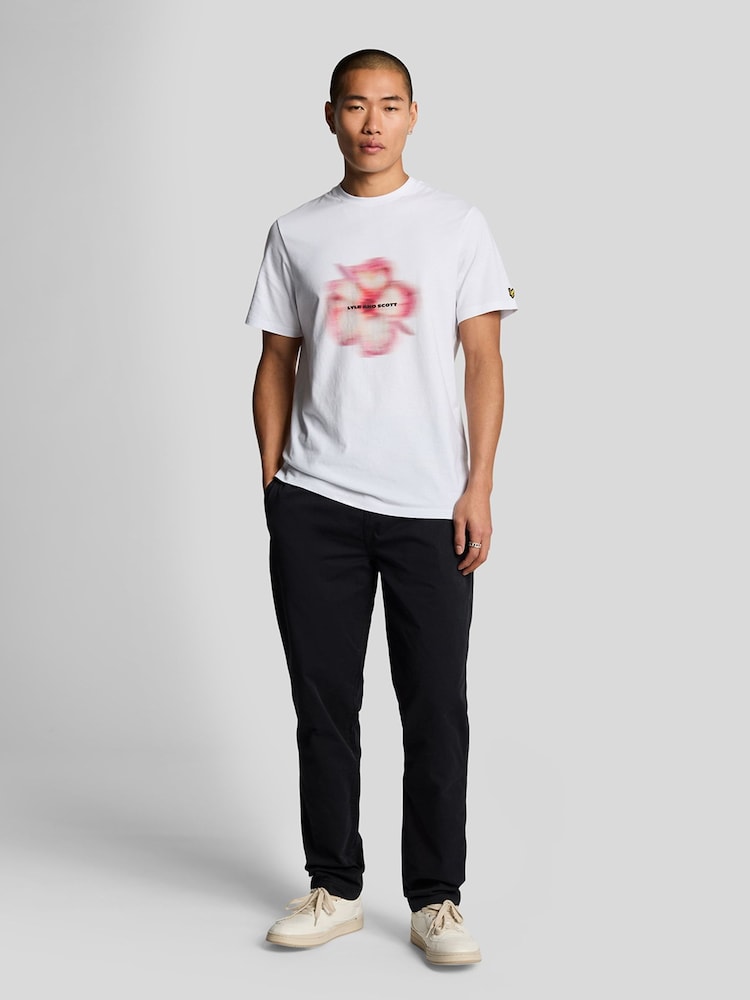 Lyle & Scott Black Straight Leg Chinos - Image 1 of 5