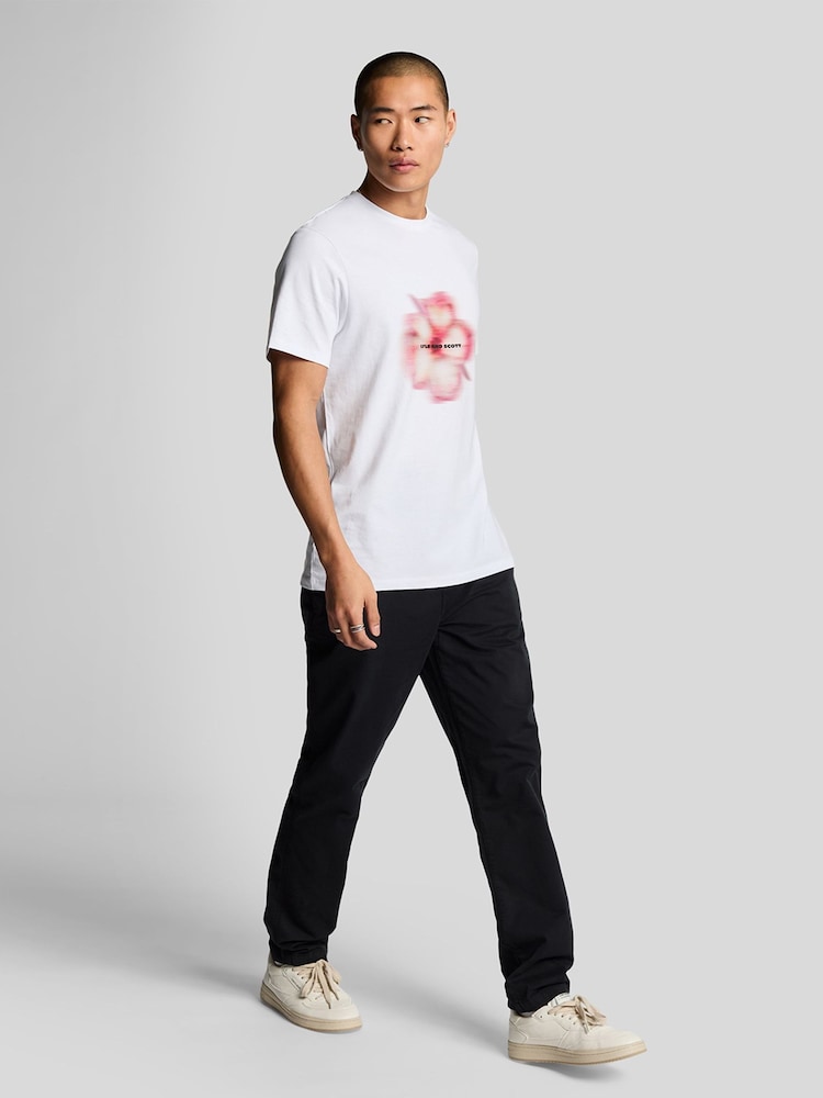 Lyle & Scott Black Straight Leg Chinos - Image 2 of 5