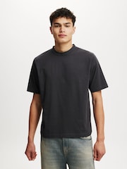 Cotton On Black Cropped Fit T-Shirt - Image 1 of 6