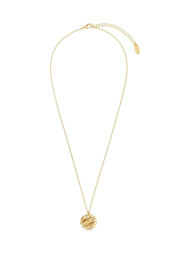 Orelia London Pisces Zodiac Gold Necklace - Image 1 of 3