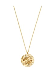 Orelia London Pisces Zodiac Gold Necklace - Image 2 of 3