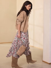 Mint Velvet Geblümtes Maxikleid - Bild 5 von 8