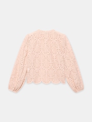 Rosa - Mint Velvet Cotton Broderie Detail Blouse - Imagen 8 de 8