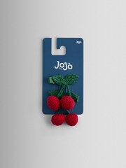 JoJo Maman Bébé Bright Red 2-Pack Cherry Clips - Image 2 of 4