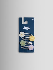 JoJo Maman Bébé Lilac 4-Pack Crochet Clips - Image 1 of 4