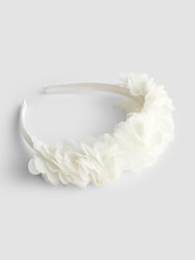 JoJo Maman Bébé Pure White Flower Girl Hair Accessories Set - Image 3 of 5