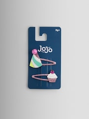 JoJo Maman Bébé Bright Pink 2-Pack Party Clips - Image 2 of 4