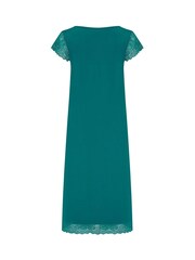 Pour Moi Green Midi Jersey Lace Secret Support Midi Chemise - Image 4 of 4