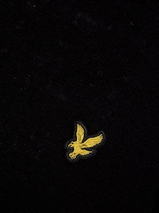 أسود - كنزة قطن ربع سحاب Merino من Lyle & Scott - Image 6 of 6