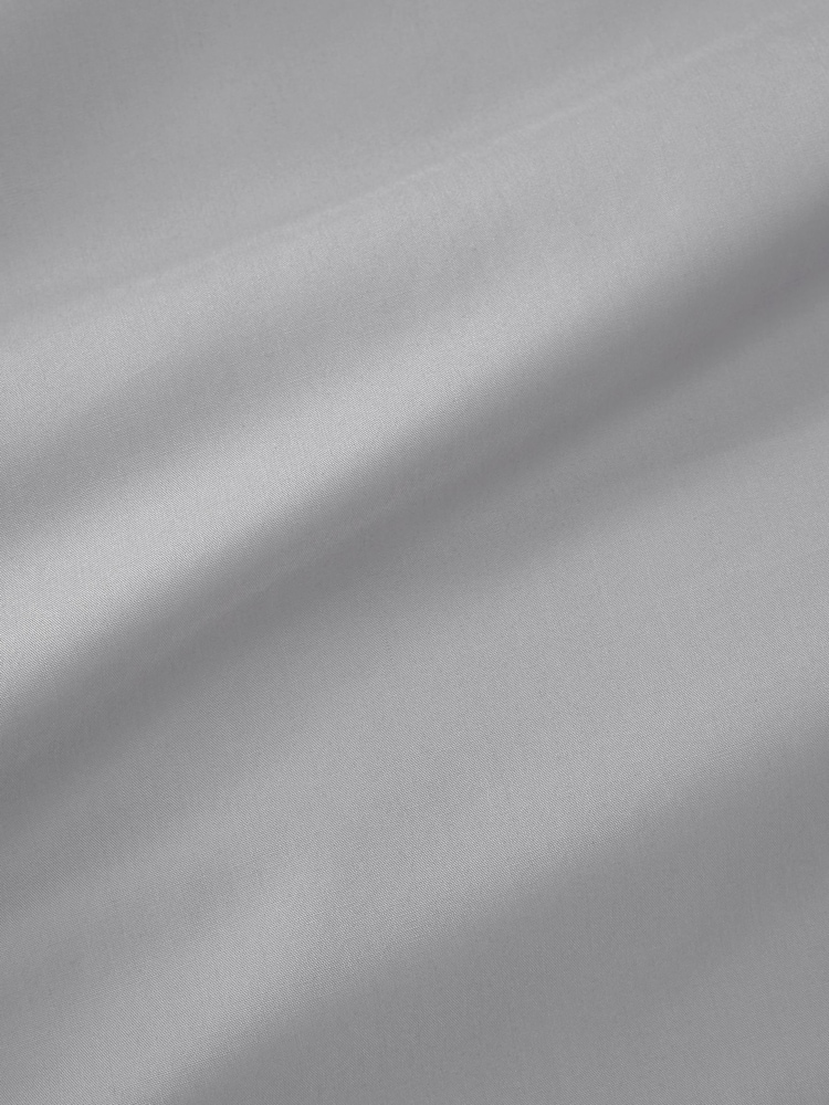 Bianca Silver Grey 180 Thread Count Cotton Oxford Pillowcase - Image 3 of 3