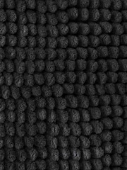 Catherine Lansfield Charcoal Grey Bobble Long Bath Mat Runner - Image 3 of 3