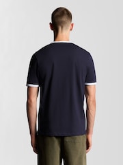 Lyle & Scott Blue Ringer T-Shirt - Image 4 of 6