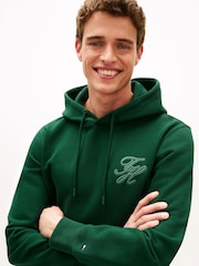 Tommy Hilfiger Logo Embroidery Terry Hoodie - Imaginea 4 din 5