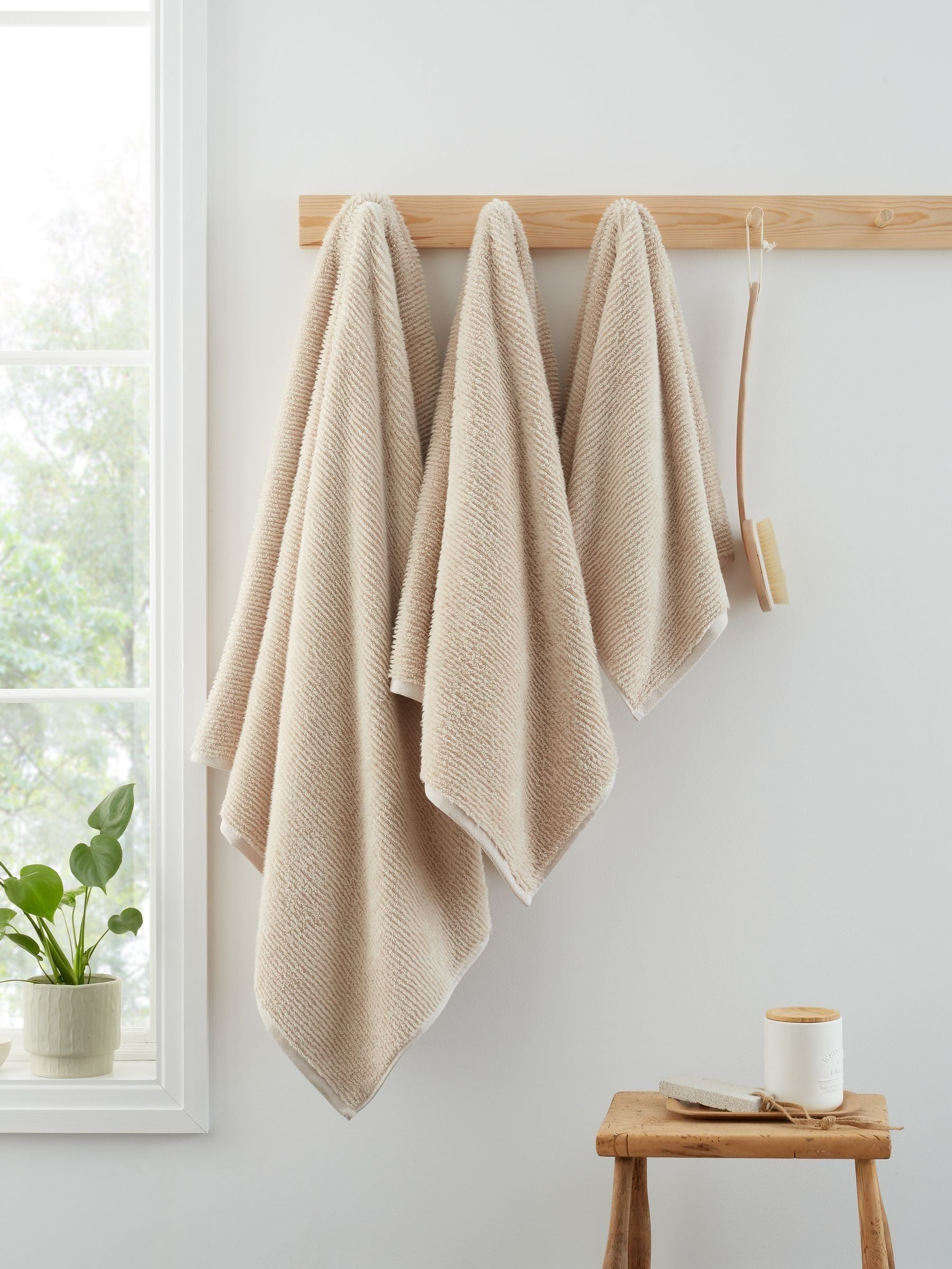 Buy Bianca Natural Soft Zero Twist Turkish Cotton Spa Towel from