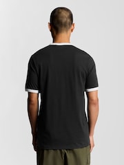 Lyle & Scott Black Ringer T-Shirt - Image 4 of 6