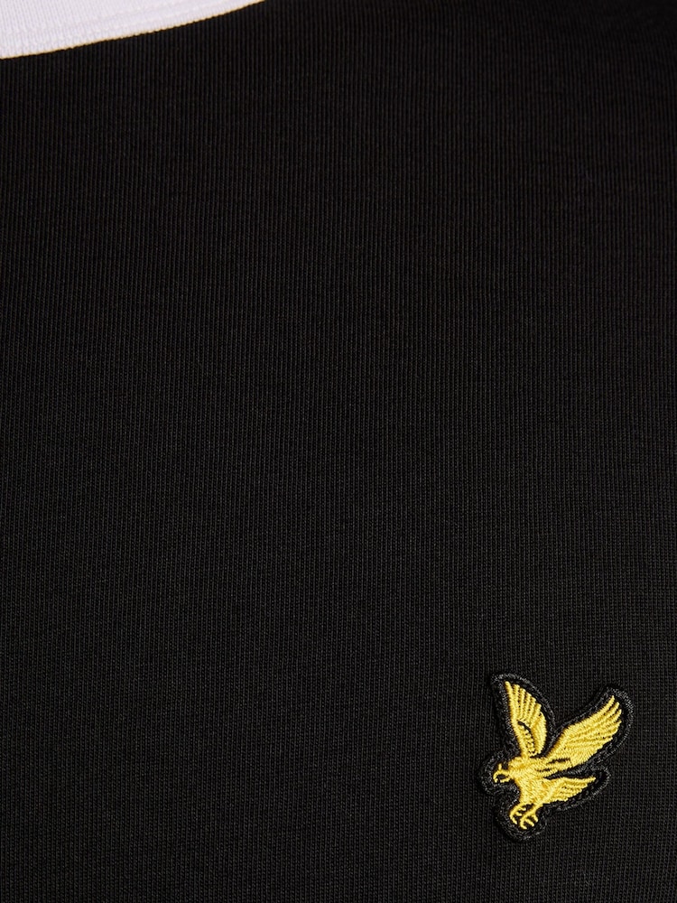 Lyle & Scott Black Ringer T-Shirt - Image 6 of 6