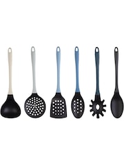 Masterchef 6 Piece Nordic Blue Soft Touch Utensil Set - Image 1 of 2