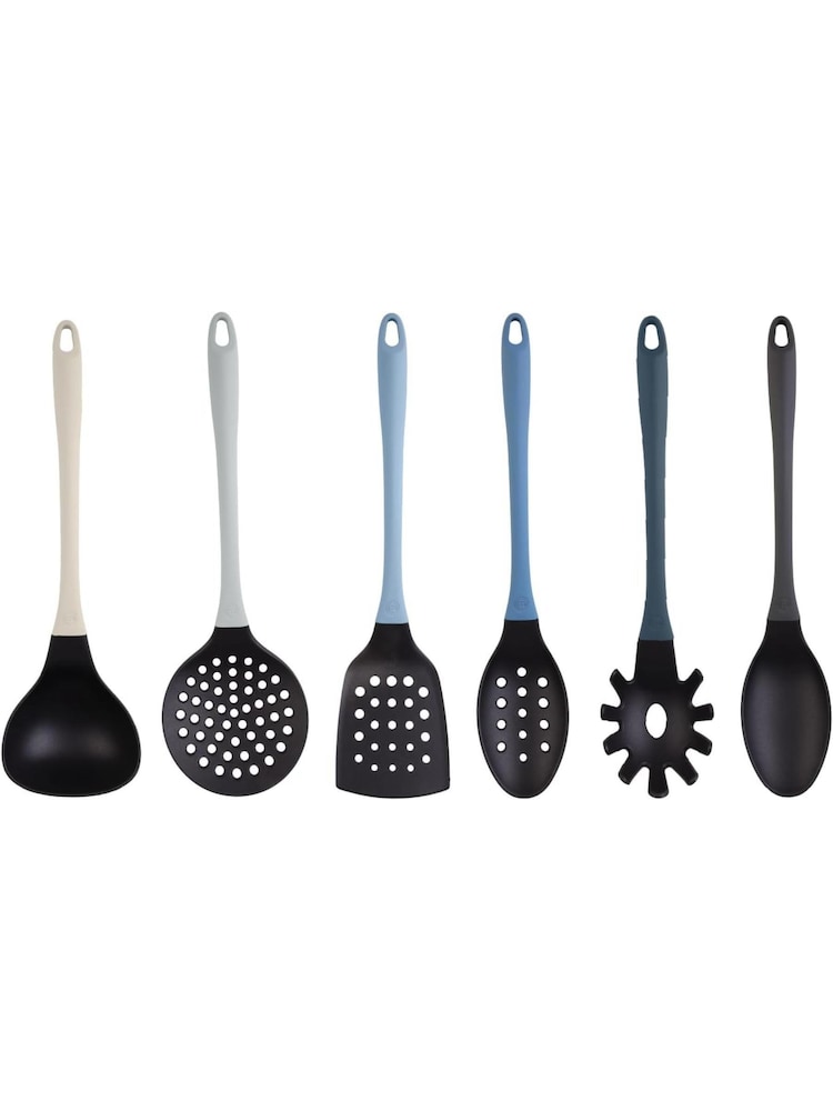 Masterchef 6 Piece Nordic Blue Soft Touch Utensil Set - Image 1 of 2