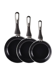 Masterchef 3 Piece Black Cookware Frying Pan Set Limited Edition - Image 3 of 6