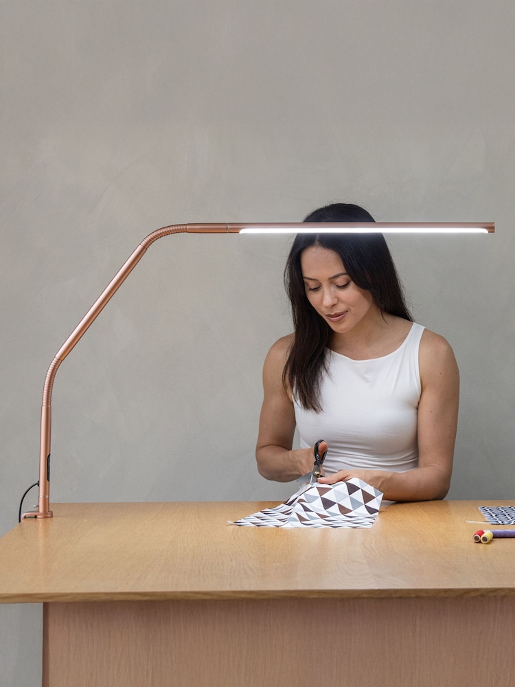 Daylight Company Rose Gold Slimline 4 Table Lamp - Image 1 of 6