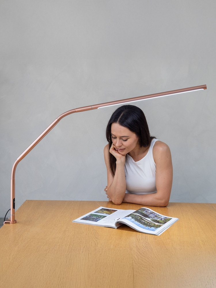 Daylight Company Rose Gold Slimline 4 Table Lamp - Image 2 of 6