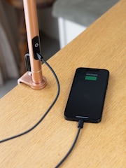 Daylight Company Rose Gold Slimline 4 Table Lamp - Image 3 of 6