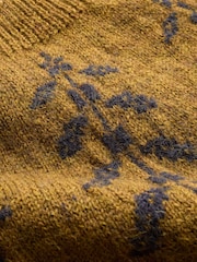 Celtic & Co. Yellow Botanical Yoke Jumper - תמונה 6 מתוך 6