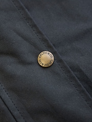 Celtic & Co. Blue Pleat Back Waxed Jacket - Image 6 of 7
