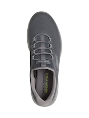 Skechers Grey Summits Corlen Slip On Bungee Trainers - Image 5 of 6