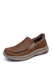 Skechers Brown Pollard Osgood Shoes - Image 4 of 6