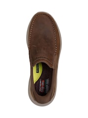 Skechers Brown Pollard Osgood Shoes - Image 5 of 6