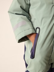 Sage Green Wadded Waterproof Snowsuit (3mths-7yrs) - Image 4 of 4