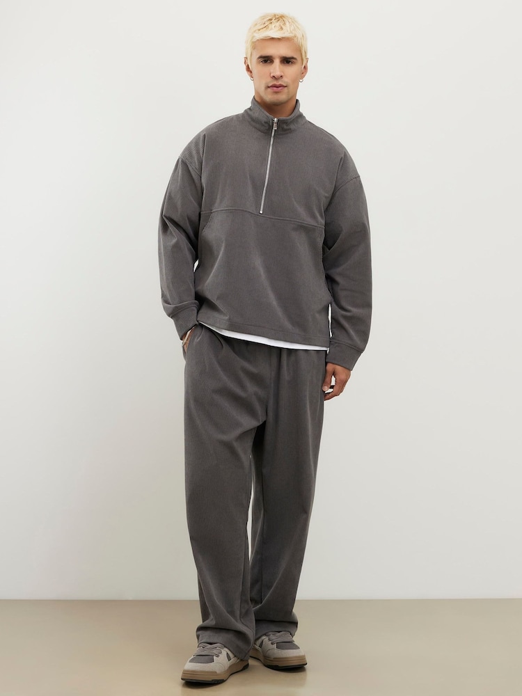 River Island Corduroy Wide Fit Joggers - Bilde 1 av 4