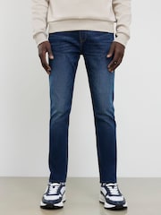 River Island Skinny Fit Dark Wash Jeans - 圖片 1/3