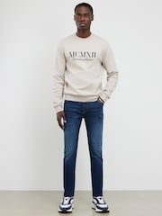 River Island Skinny Fit Dark Wash Jeans - 圖片 2/3