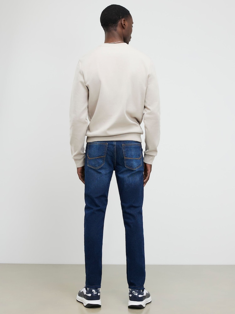 River Island Skinny Fit Dark Wash Jeans - 圖片 3/3 River Island Skinny Fit Dark Wash Jeans - 圖片 3/3