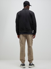 River Island Natural Regular Fit Cuffed Cargo Trousers - Image 2 of 4