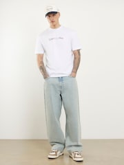 River Island White Regular Fit Marina Boat T-Shirt - Image 3 of 4