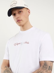 River Island White Regular Fit Marina Boat T-Shirt - Image 4 of 4