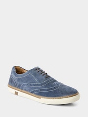 Joe Browns Blue Horizon Suede Brogues Shoes - Image 2 of 5