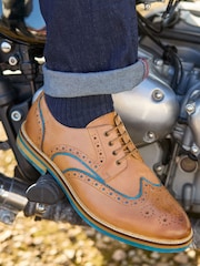 Joe Browns Brown Blues Bar Leather Brogues - Image 1 of 6