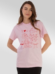 Brands In Pink Disney Mickey Mouse I Love You T-Shirt - Image 1 of 5