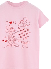 Brands In Pink Disney Mickey Mouse I Love You T-Shirt - Image 4 of 5