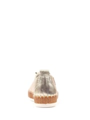 Lunar Gold Evette A Leather Plimsoll Shoes - Image 5 of 6