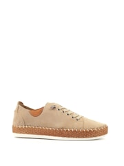 Lunar Brown Maddison II Suede Plimsoll Shoes - Image 1 of 5
