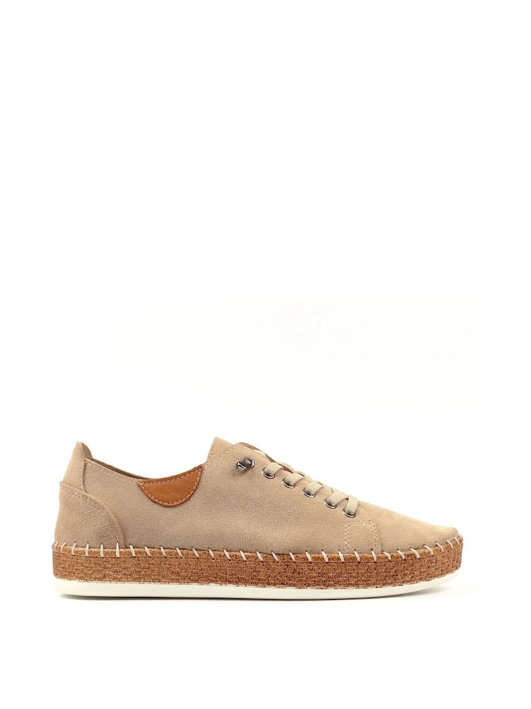 Lunar Brown Maddison II Suede Plimsoll Shoes - Image 2 of 5